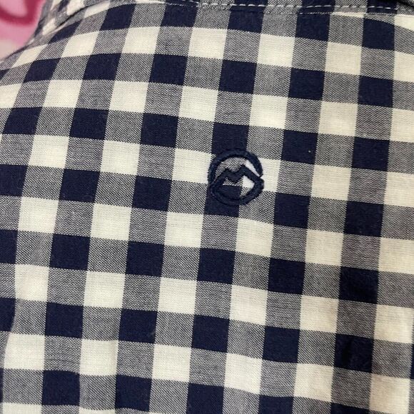 Magellan Outdoors Casual Blue/white plaid longsleeve button down shirt medium - Picture 6 of 8